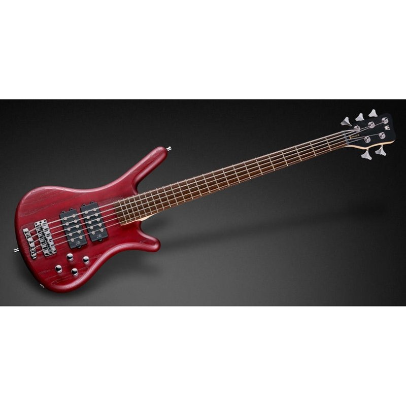 Warwick Rockbass Corvette $$-5 String Burgandy Red Tansparent Satin — photo 1