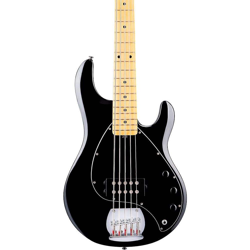 Sterling by Music Man S.U.B. StingRay5 Maple Fingerboard 5-String Bass Black — photo 1