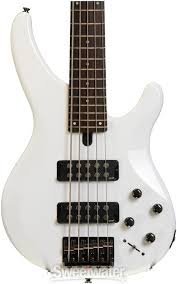 TRBX305 5-String Electric Bass in White — photo 1