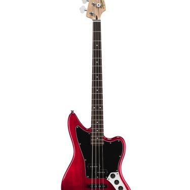 Fender Squier Jaguar Bass Special Crimson Red Transparent Rosewood Fingerboard w/HSC