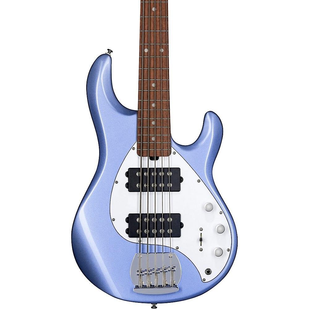 Sterling by Music Man SUB Series Ray HH 5-String Bass Lake Blue Metallic — photo 1