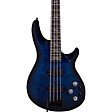 Used Schecter Omen Elite 4 string See Thru Blue Burst