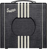 Supro Delta King 8 Black w/Cream Stripes — photo 1
