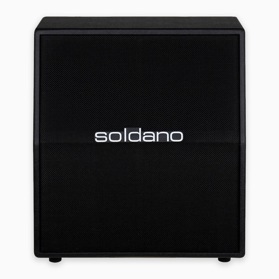 Soldano Custom 2x12 Cabinet w/ Zebra Tolex — photo 1